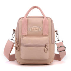 Korean fashion plain color nylon cute crossbody bag