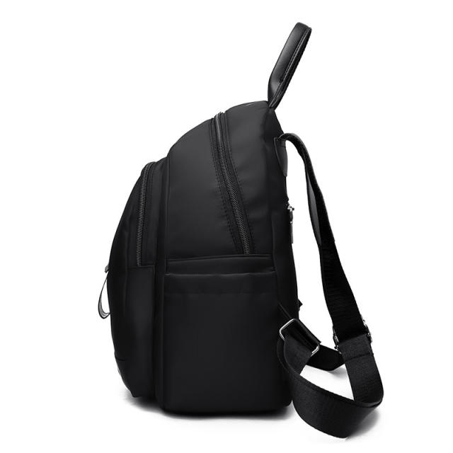 Black color Oxford cloth waterproof backpack