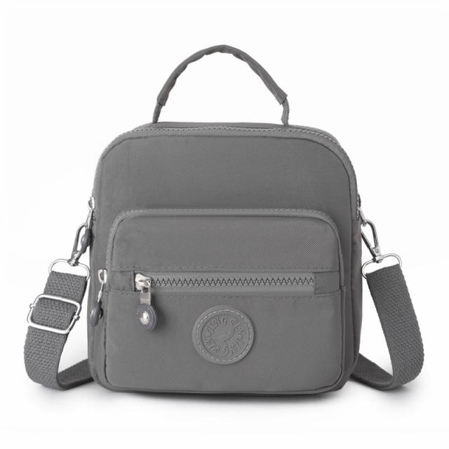 Casual plain color Oxford cloth crossbody bag mini backpack