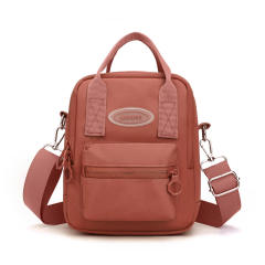 Korean fashion plain color nylon cute crossbody bag