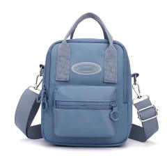 Korean fashion plain color nylon cute crossbody bag