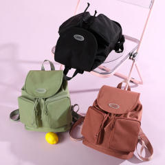 Large capacity nylon backpack school bag