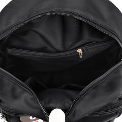 Black color Oxford cloth waterproof backpack