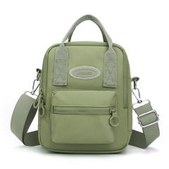 Korean fashion plain color nylon cute crossbody bag