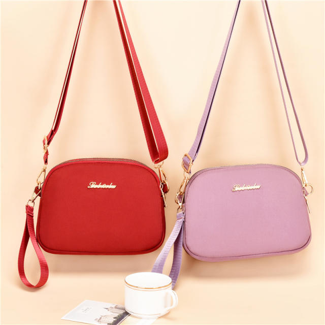 Summer design sweet mini size nylon crossbody bag
