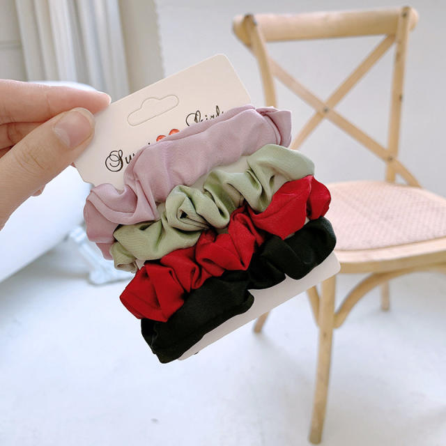 5pcs spring design scrunchies set,