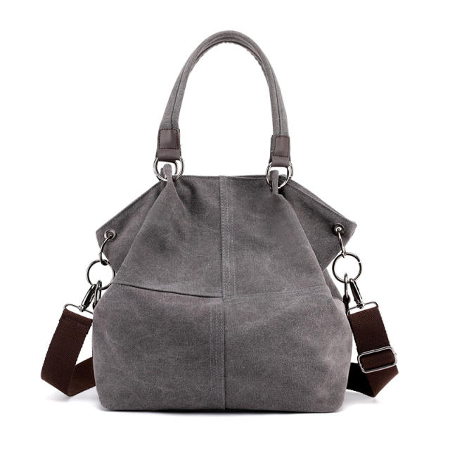 Canvas women casual tote bag