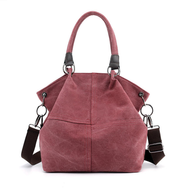 Canvas women casual tote bag