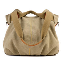Korean fashion plain color canvas tote bag