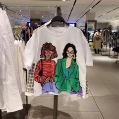 Summer design graphic t shirt