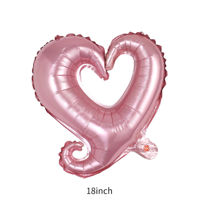 18 inches wholesale heart balloon