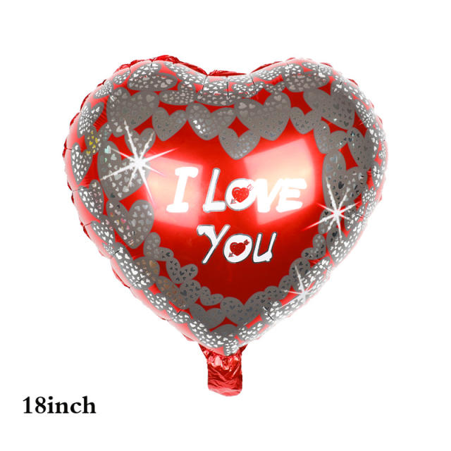 18 inches wholesale heart balloon