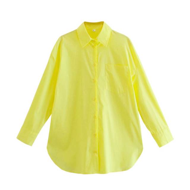 14 color Candy color loose blouse