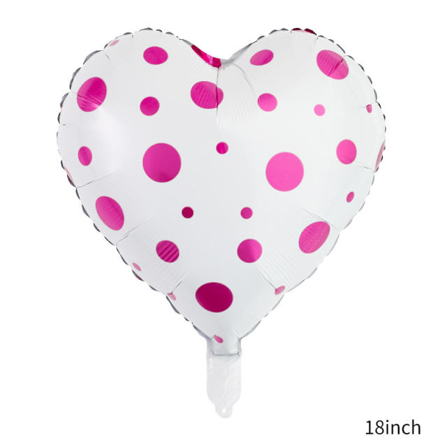 18 inches wholesale heart balloon