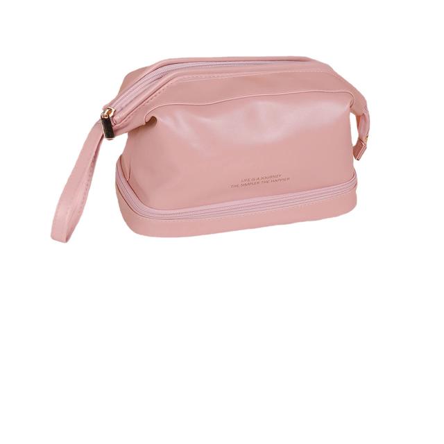 Occident fashion plain color cosmetic bag