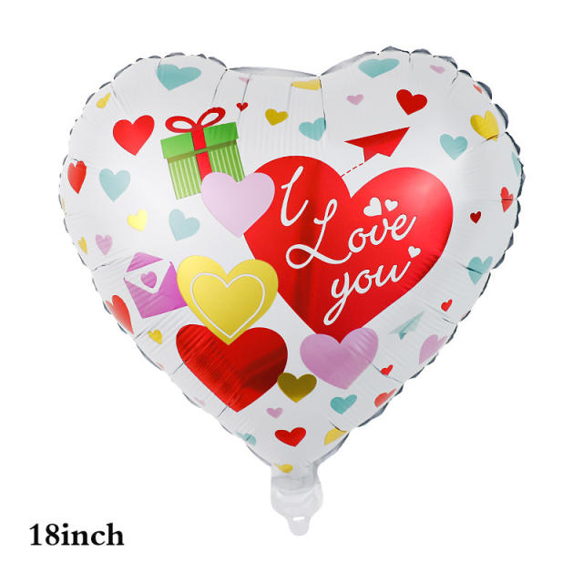 18 inches wholesale heart balloon