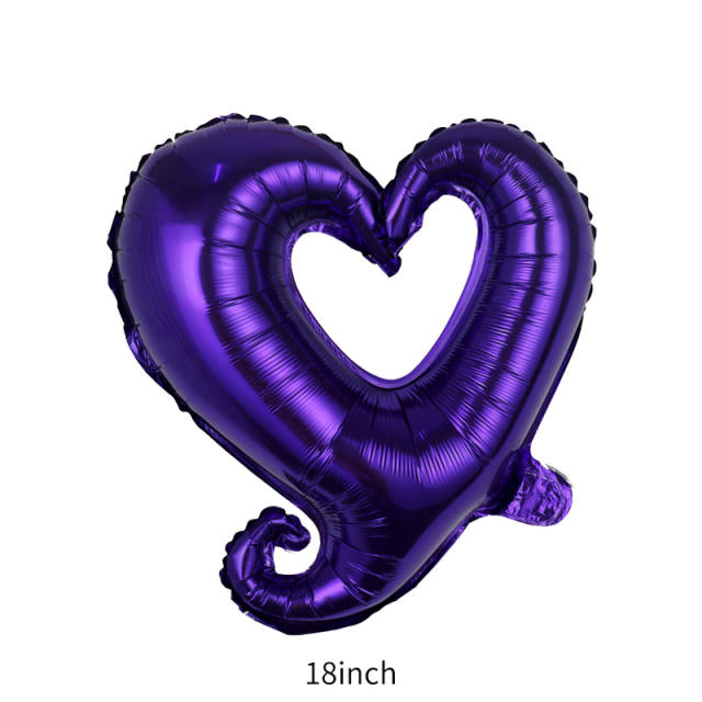 18 inches wholesale heart balloon