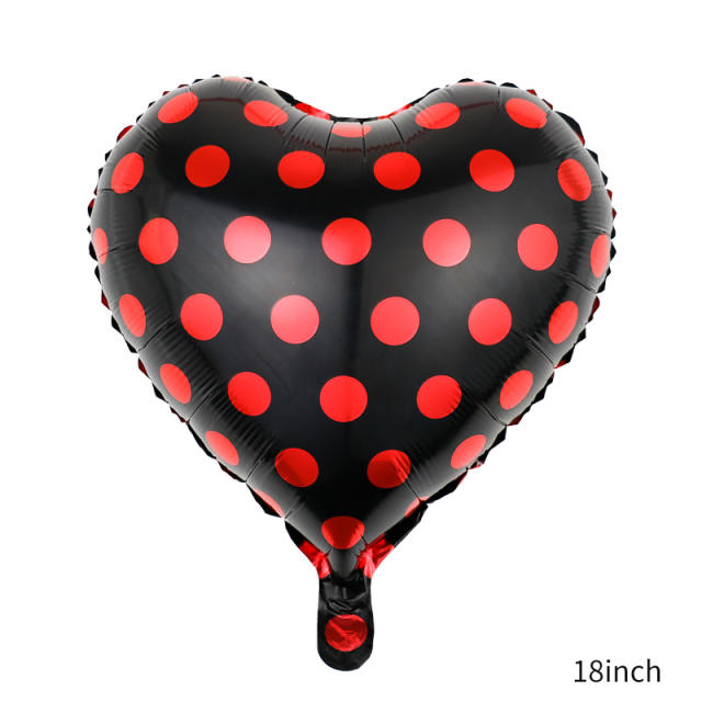 18 inches wholesale heart balloon