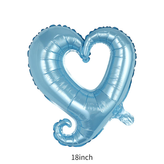 18 inches wholesale heart balloon