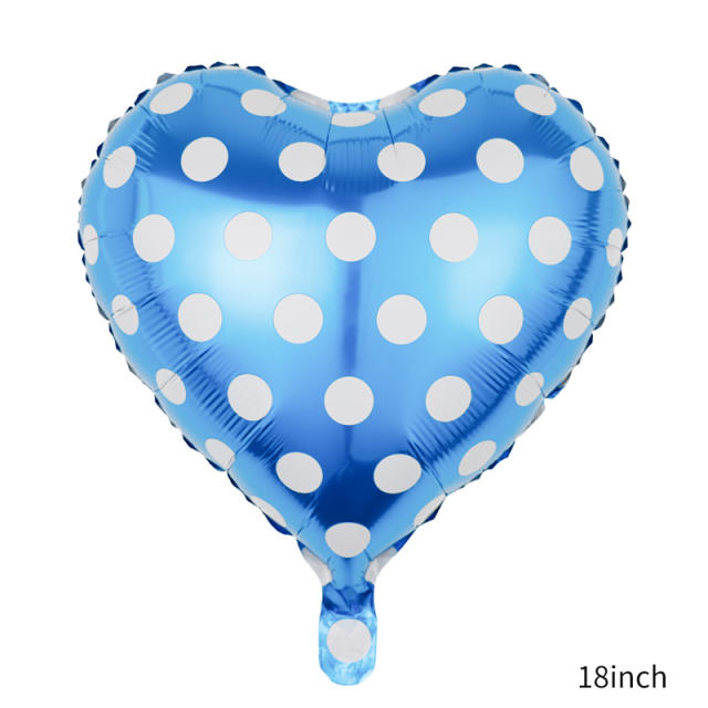 18 inches wholesale heart balloon