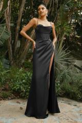 Sexy plain color corset dress