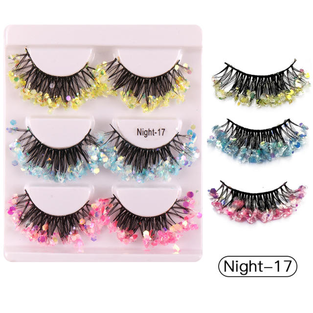 Party queen luminous false eyelashes