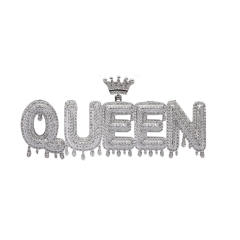 HIPHOP luxury cubic zircon letter custom necklace