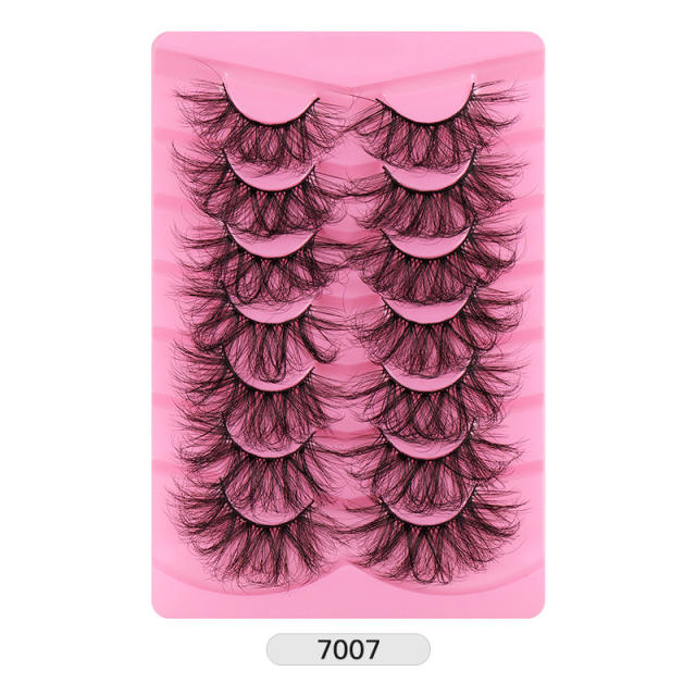7 pair popular false eyelashes set