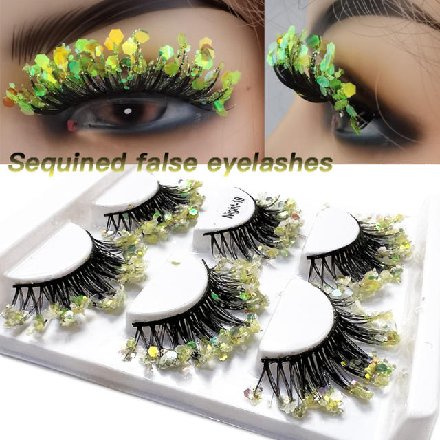 Party queen luminous false eyelashes