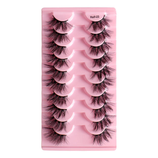 10 pair half false eyelashes