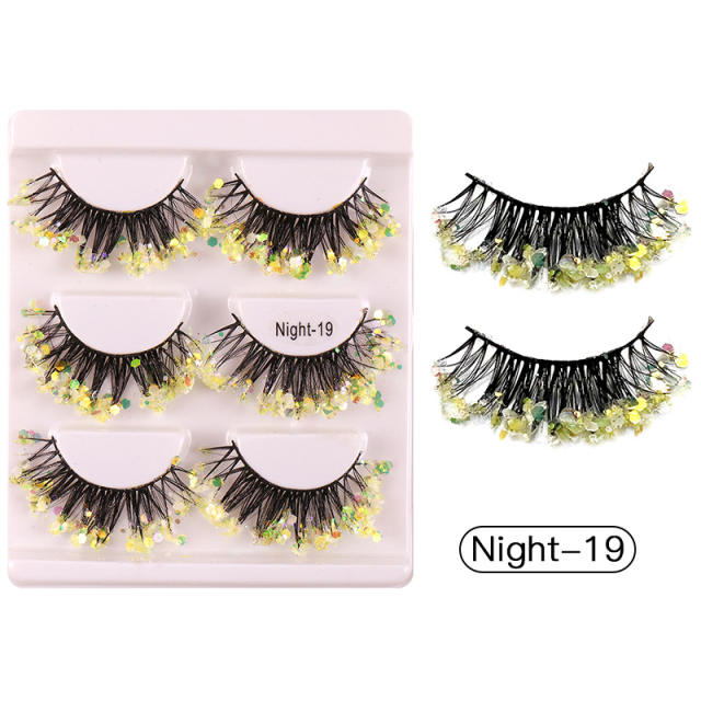 Party queen luminous false eyelashes