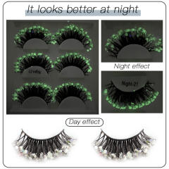 Party queen luminous false eyelashes