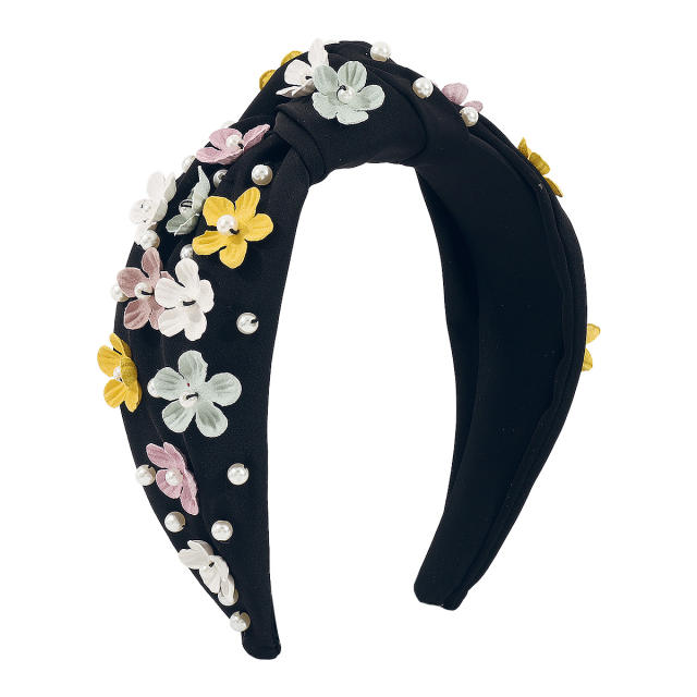 Summer design candy color flower knotted headband