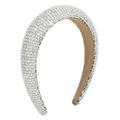 Luxury rhinestone diamond padded headband