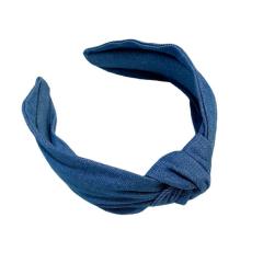 Occident fashion denim knotted headband