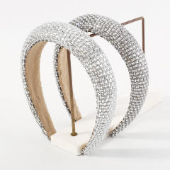 Luxury rhinestone diamond padded headband