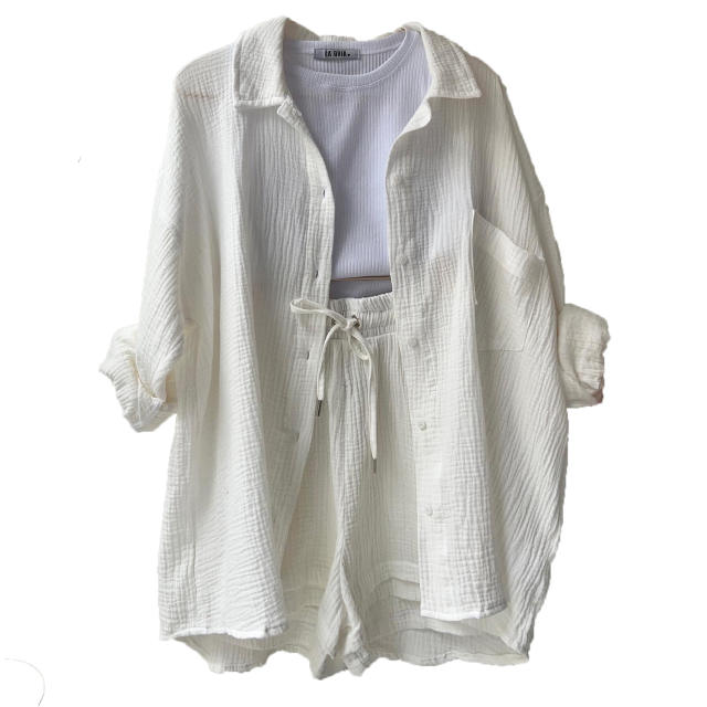 Occident fashion casual  shorts blouse set
