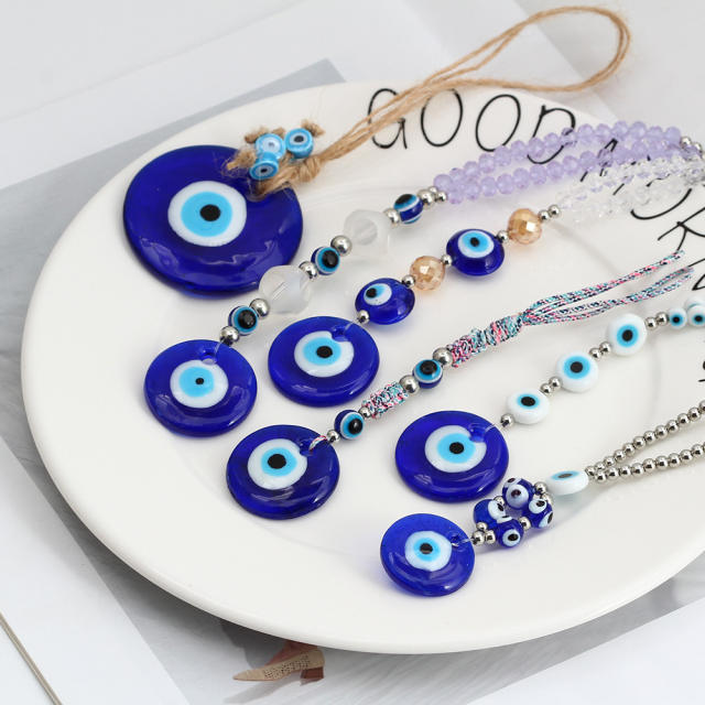 Creative blue eye evil eye keychain
