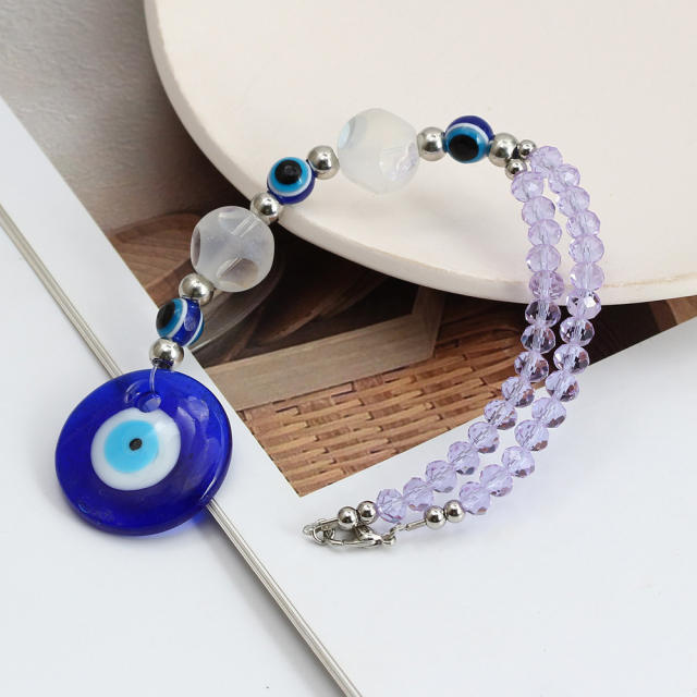 Creative blue eye evil eye keychain