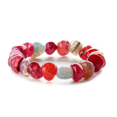 Hot sale easy match colorful natural stone bead bracelet