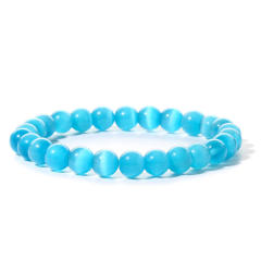 Hot sale easy match colorful natural stone bead bracelet