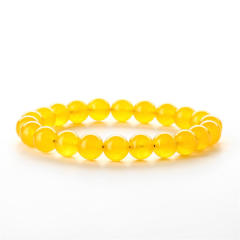 Hot sale easy match colorful natural stone bead bracelet
