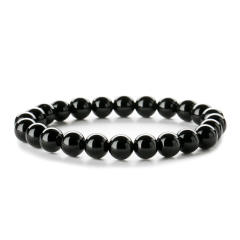 Hot sale easy match colorful natural stone bead bracelet