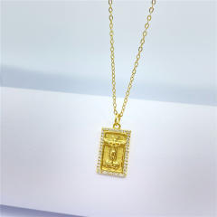 Evil eye butterfly heart pendant eal gold plated copper necklace