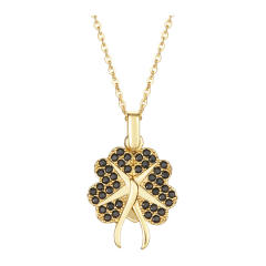 Creative rhinestone butterfly wing locket engraved necklace