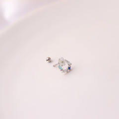 Sumer design colorful rhinestone cartilage earrings(1pcs price)