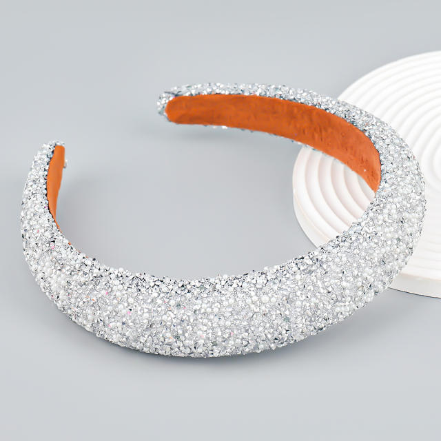 Occident fashion party gliter padded headband