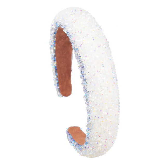 Occident fashion party gliter padded headband