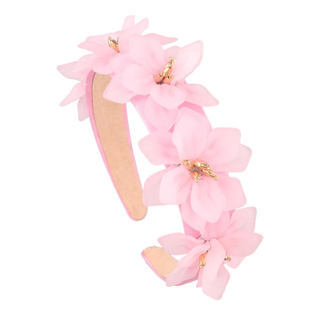 Spring design resin flower headband