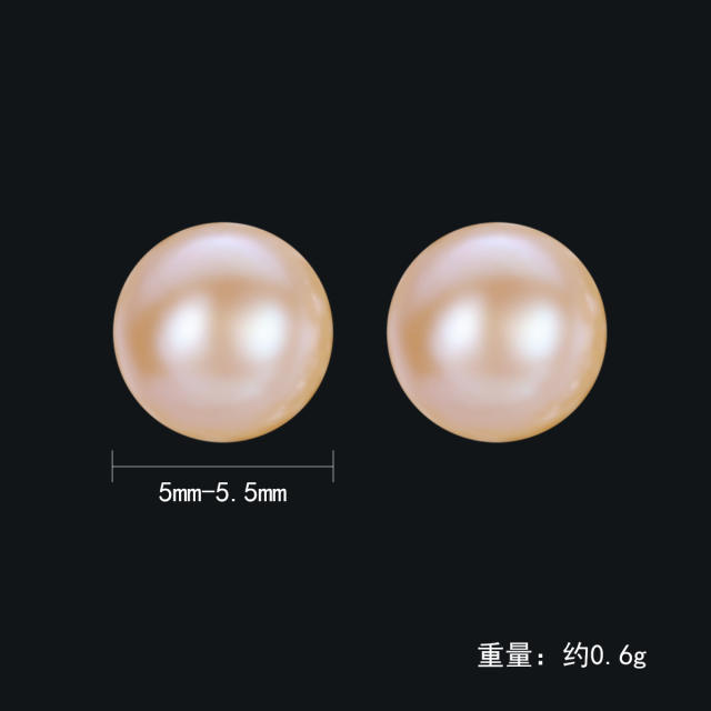 water pearl chic studs earrings